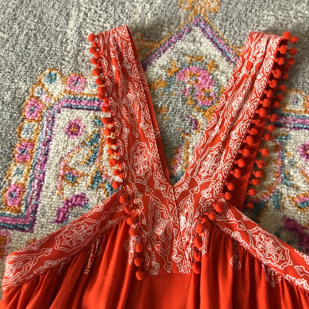 Ann Taylor Loft XXSP Pom Shift Dress - Picture 2 of 7